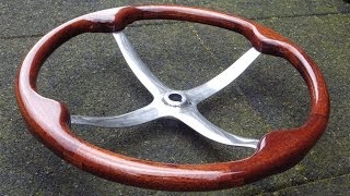 How to Restore an Old Wooden Steering Wheel [upl. by Born827]