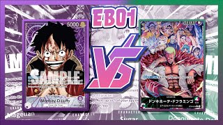 EB01 Purple Luffy vs GP Dofflamingo  POV Commentary [upl. by Alurta]