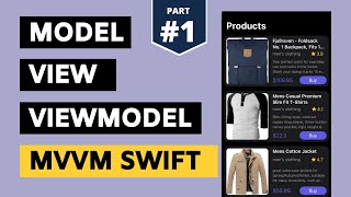 Part 1  MVVM Model View ViewModel  Data Binding  Singleton Explained with Example Swift 5 Hindi [upl. by Murton935]