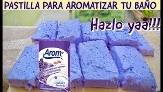 Como preparar una pastilla casera para aromatizar tu baño [upl. by Abdella]