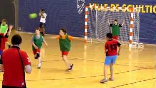 Kids playing handball in France [upl. by Revolc96]