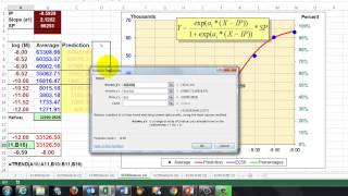 EC50 and IC50 Determination in Excel [upl. by Nowyt]