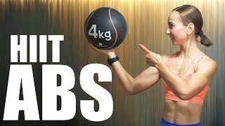 20 Min HIIT ABS Workout with Medicine Ball [upl. by Mcnutt]