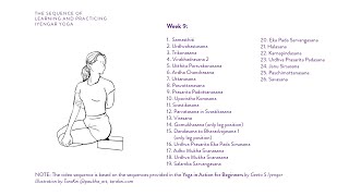 Week 9 Learning and Practicing Iyengar Yoga for Beginners [upl. by Amoakuh]