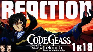 CODE GEASS 1x18 quotI Order You Suzaku Kururugiquot FIRST TIME ANIME REACTION Kodo Giasu S01E18 [upl. by Aniuqaoj]