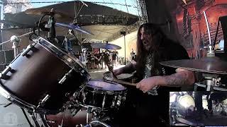 KRISIUNNecronomicalMax Kolesne Live at BrutalAssaultOFFICIAL 2023 Drum Cam [upl. by Yam]