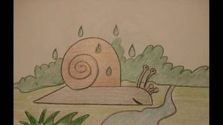 ✏️Corso di disegno per bambini la chiocciola 🐌  Stefi64 [upl. by Ennirok]