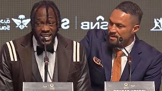 Deontay Wilder vs Joseph Parker • Full Press Conference amp Face Off Video [upl. by Carma]