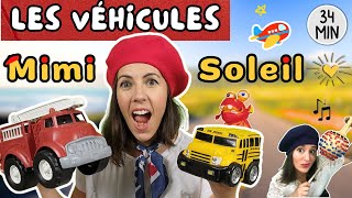 Les Véhicules  les Roues de l’Autobus  Moyens de Transport  Mimi Soleil  Vidéos éducatives [upl. by Tobey]