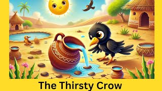 The Thirsty Crow  moral story  bedtime stories  toddlers learning  phonic story  kids learning [upl. by Lord927]