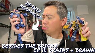 Review of JoyToy x Warhammer Primaris Librarian amp Captain In Gravis Armor Besides the Bricks Ep 11 [upl. by Allx310]