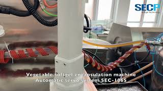 SEC106S automatic servo AFS vegetable softgel encapsulation machine MTBF 810 years durable stable [upl. by Donia]