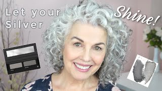 Get the Look of Fuller GRAY Hair and Brows  PLUS Gray Transition Help [upl. by Azpurua]