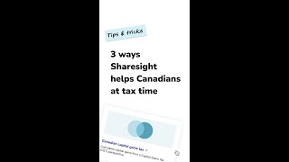 Sharesight  3 ways Sharesight helps Canadian investors at tax time [upl. by Ellynn]