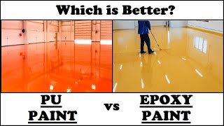 Polyurethane PU Paint VS Epoxy Paint [upl. by Earissed]