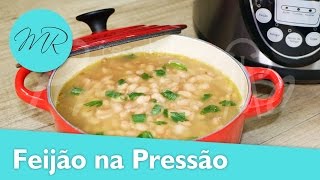 Feijão Fácil na Panela de Pressão Elétrica  Receitas na Pressão [upl. by Nerhtak]