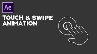 Touch and Swipe Gestures Animation for Your UIUX Design  After Effects Tutorial [upl. by Palila]