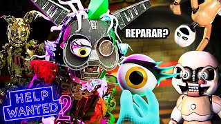 FNAF Help Wanted 2  EL MINI JUEGO DE ROXY Y VISTAZO A NUEVOS PERSONAJES ║ Horror Lore Lab [upl. by Bowden40]