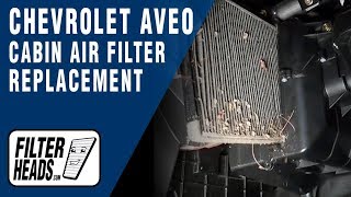 How to Replace Cabin Air Filter 2006 Chevrolet Aveo [upl. by Fidelity]