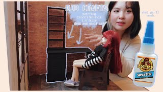 BJD crafts assembling 14 scale civilizedevil desk and shelf set [upl. by Mecke536]