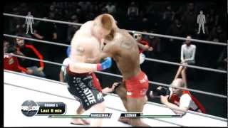 Kevin Randleman vs Brock Lesnar  Pride [upl. by Nonarb966]