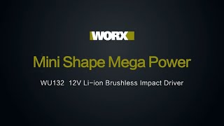 140Nm Fastening  Worx WU132 12V 140Nm Impact Driver [upl. by Nairadal]