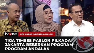 Sejumlah Program Menarik dari Tiga Paslon Cagub Jakarta Mana yang Dibutuhkan Masyarakat  tvOne [upl. by Bud]