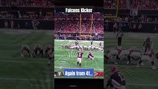 Falcons kicker with identical misses Perfection [upl. by Assenar]