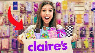 I Bought EVERY iPhone Case at Claire’s [upl. by Notgnillew166]