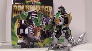 Legacy Dragonzord UnboxingReview Mighty Morphin Power Rangers [upl. by Adolfo]