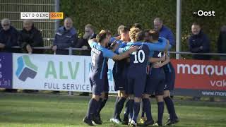 Hoofdklasse Excelsior wint bij DETO ook zege Staphorst gelijkspel SVZW [upl. by Arykahs]