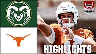 Texas Longhorns vs Colorado State Rams  Full Game Highlights  ESPN College Football [upl. by Anaz]