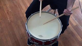 Snare drum solo snare drum march snare solo military drums [upl. by Latsyrcal]