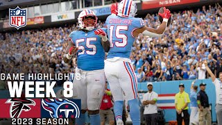 Atlanta Falcons vs Tennessee Titans Game Highlights  NFL 2023 Week 8 [upl. by Octavus]