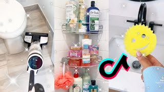 satisfying bathroom cleaning and organizing tiktok compilation 🌈🌈 [upl. by Lener375]