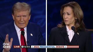 WATCH Trump says he got more votes than any sitting president  ABC Presidential Debate [upl. by Eltotsira]