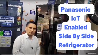 Panasonic IoT Enabled Side by Side Refrigerator with Black Mirror Finish acetalk Acetalk [upl. by Booker]