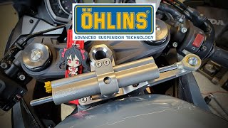 Ohlins Steering Damper for the 2019 Kawasaki Ninja ZX6R 636 [upl. by Nyrmak]