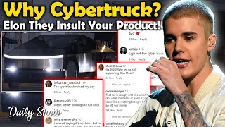 Uproar Justin Bieber and Hailey Baldwin Slammed Over Cybertruck [upl. by Buehler614]