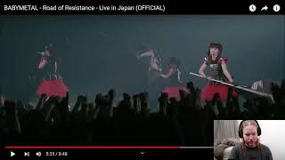 REACTING TO BABYMETAL LIVE [upl. by Marlen]