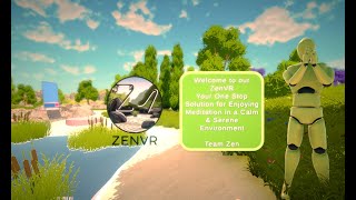 ZenVR  A Virtual Reality based Anxiety Management App using AIdriven Biofeedback Sensing System [upl. by Atul]