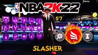 My 2K21 SLASHER BUILD is BACK but hes 57 nba 2k22 [upl. by Nylatsyrc]