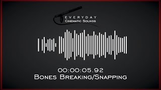 Gruesome Bones Breaking and Snapping  HQ Sound Effects [upl. by Ayam762]