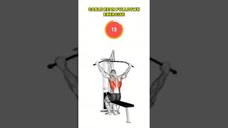 CABLE REAR PULL DOWN Exercise  Home Workout 🏋️💪fitness homeworkout gym viral [upl. by Mercorr]