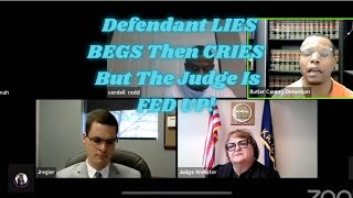 Defendant LIES BEGS Then CRIES But The Judge is FED UP [upl. by Adnar]