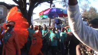 Ill Fly Away tribute to Soulja Slim Lady Buckjumpers 2012 second line parade [upl. by Gideon]