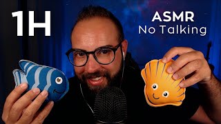 ASMR Nouveaux Triggers  🐟🐚 No Talking  1H [upl. by Fagan283]