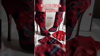 RED AND BLACK Fashion Accessories  Fashion  Style sheerinlife fashiontrends Fashion [upl. by Nauqet]