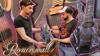 Ronciswall Guitars  Modern Metal Guitars  Guitar Show Italy 2024 [upl. by Nollahs]