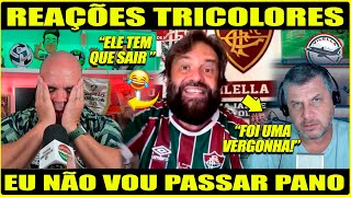 VAMOS RIR REAÇÕES TRICOLORES quotFLUMINENSE 0X2 FLAMENGOquot TITE DEU UM NÓ NO FERNANDO DINIZ [upl. by Ultan]